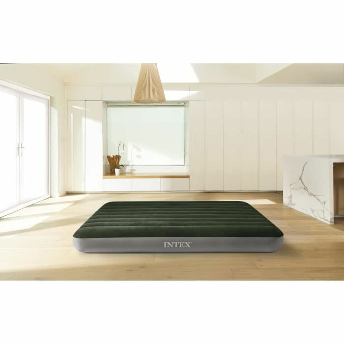 Luftmadrass Intex Grön - 6