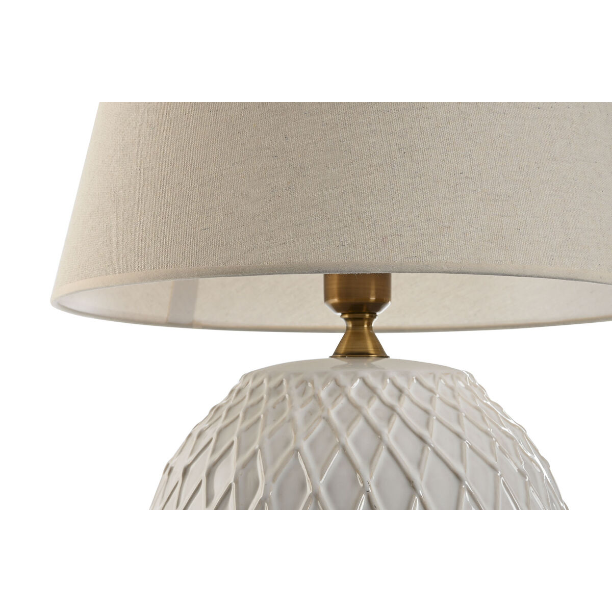 Bordslampa Home ESPRIT Vit 50 W 220 V - 3