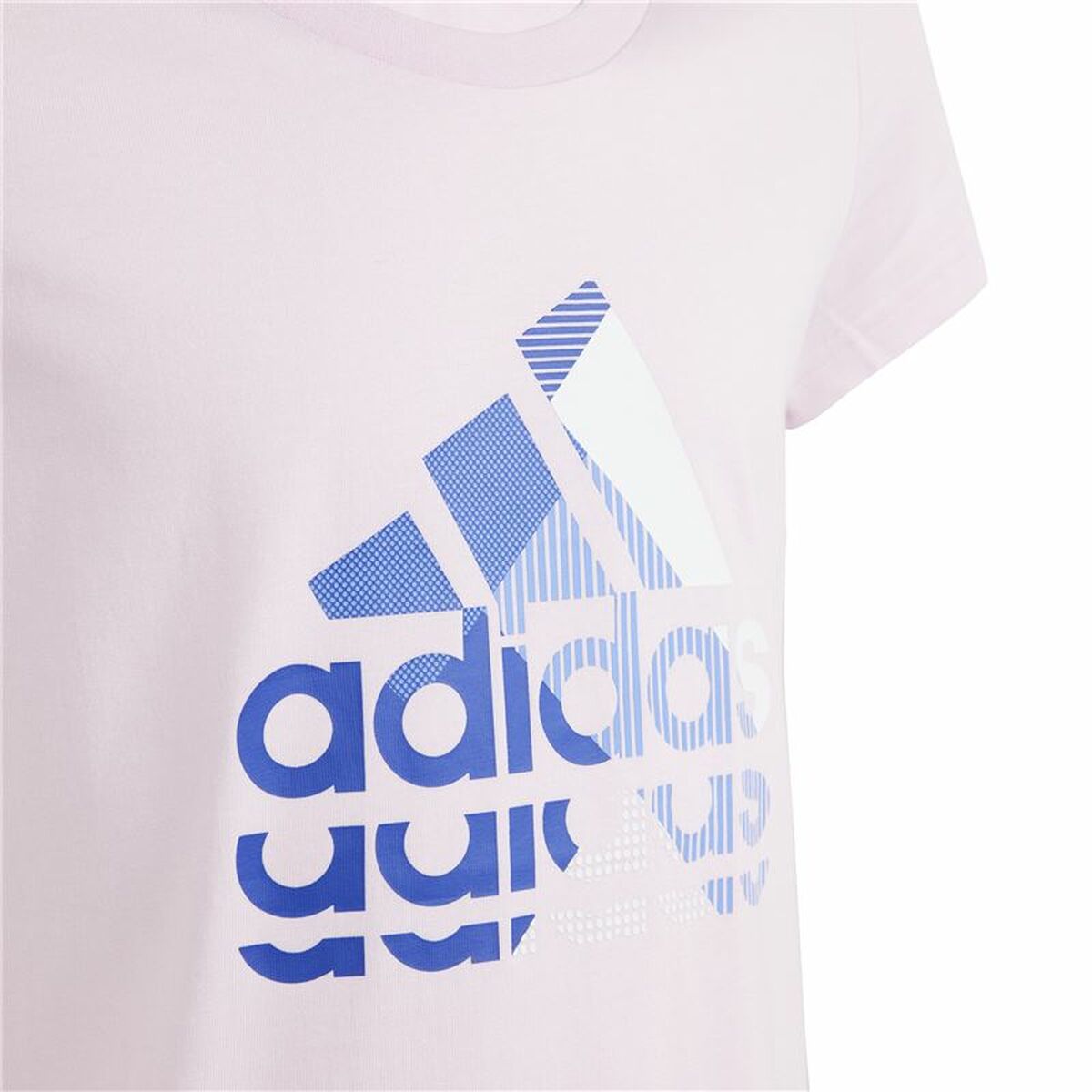 Barn T-shirt med kortärm Adidas Graphic Rosa - 3