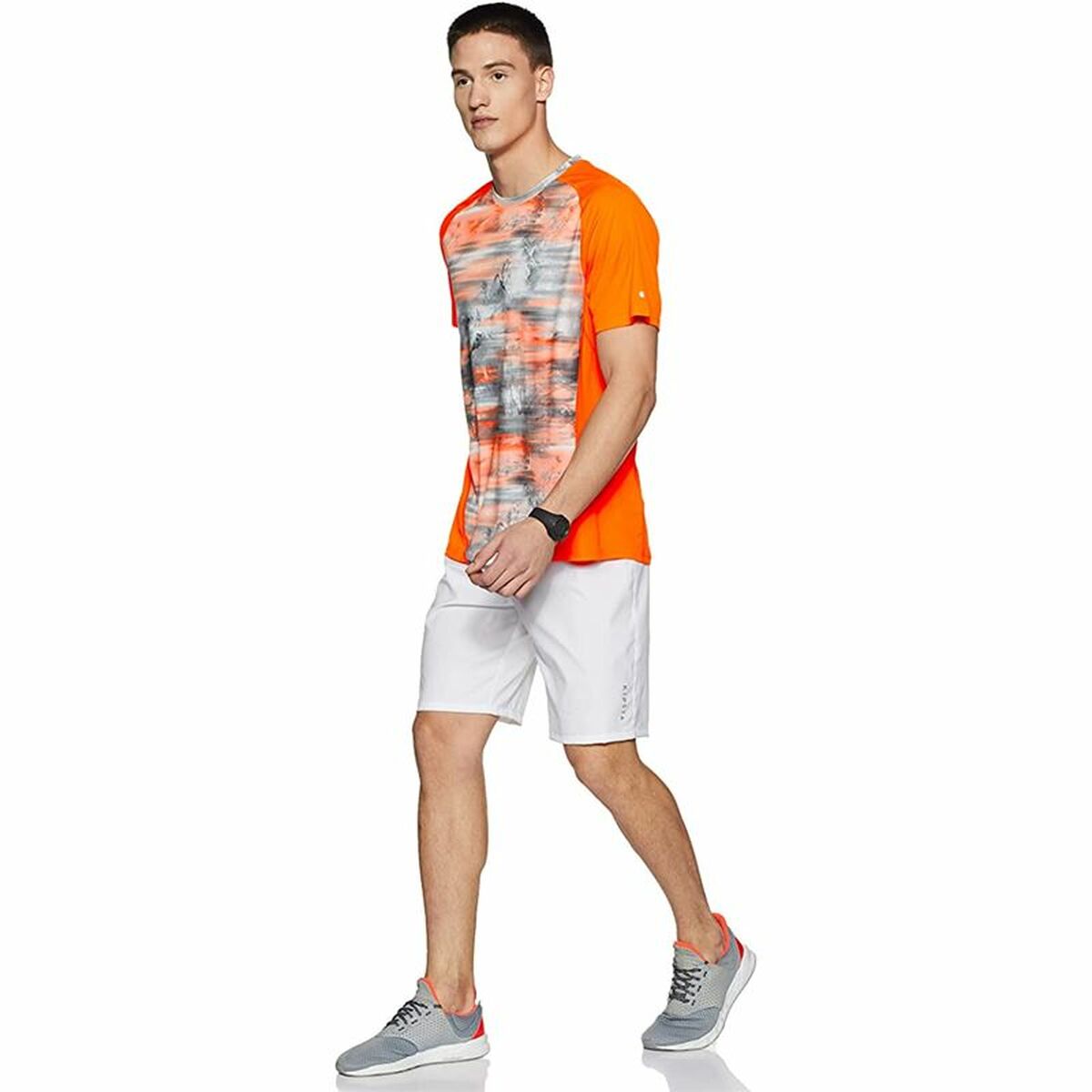 T-shirt med kortärm Herr Graphic Tee Shocking Puma  Graphic Tee Shocking Orange - 3