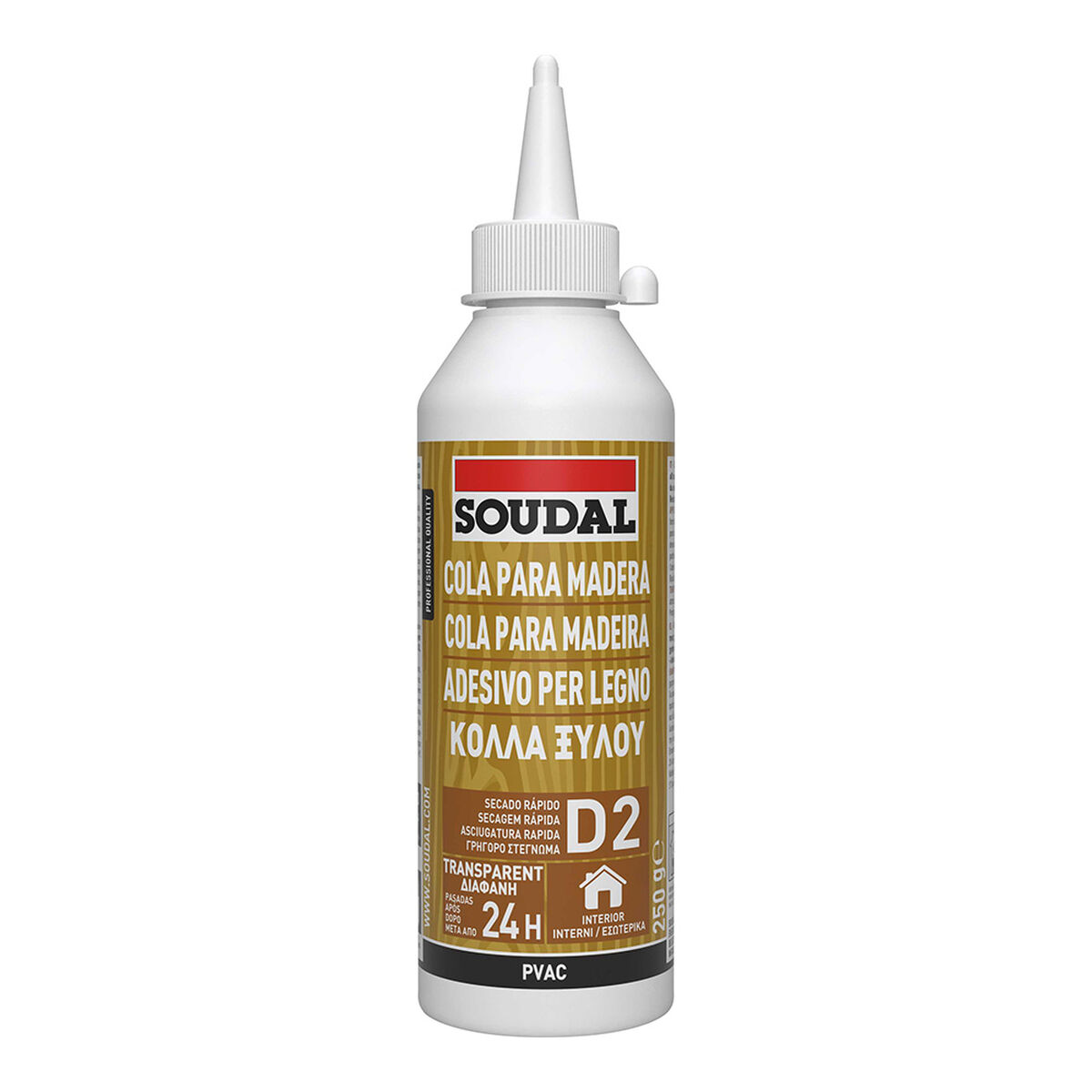 Omedelbara köer Soudal 117834 Trä Vit 250 g - 3