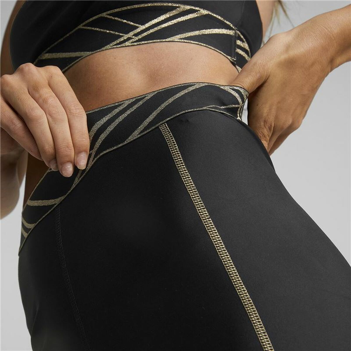 Sport-leggings, Dam Puma Deco Glam Svart - 5