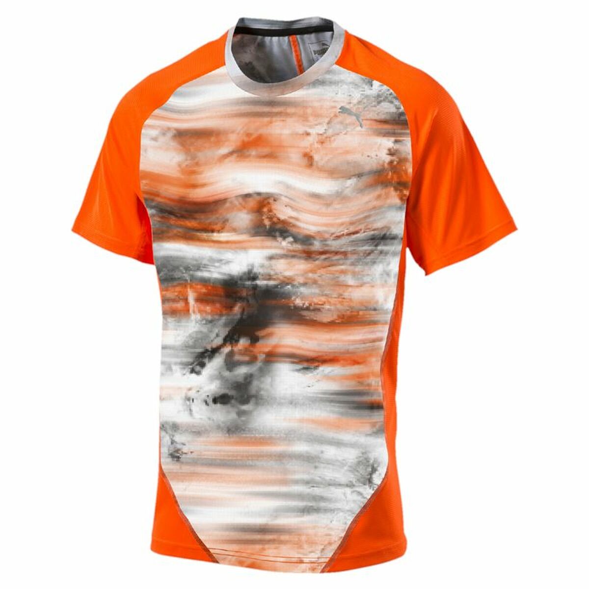 T-shirt med kortärm Herr Graphic Tee Shocking Puma  Graphic Tee Shocking Orange - 6