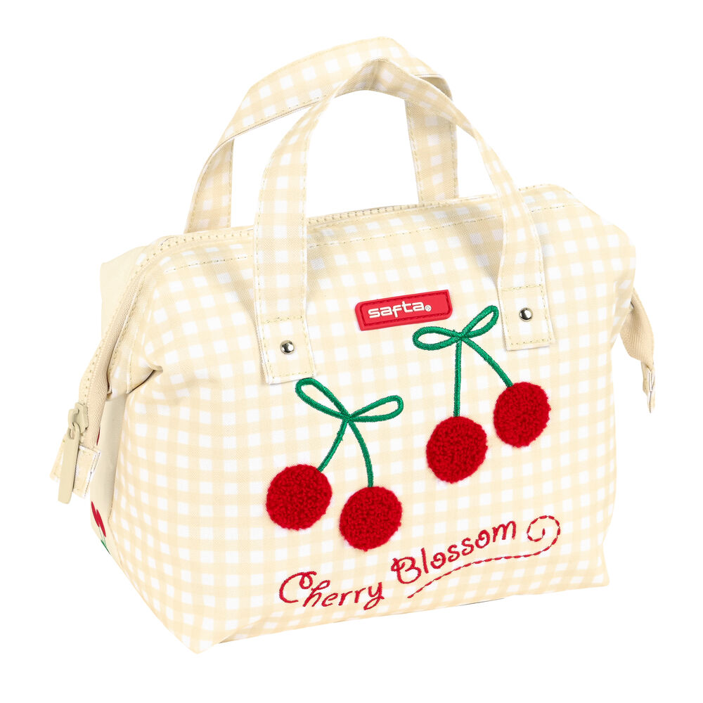 Skolnecessär Safta Cherry Beige 26.5 x 17.5 x 12.5 cm