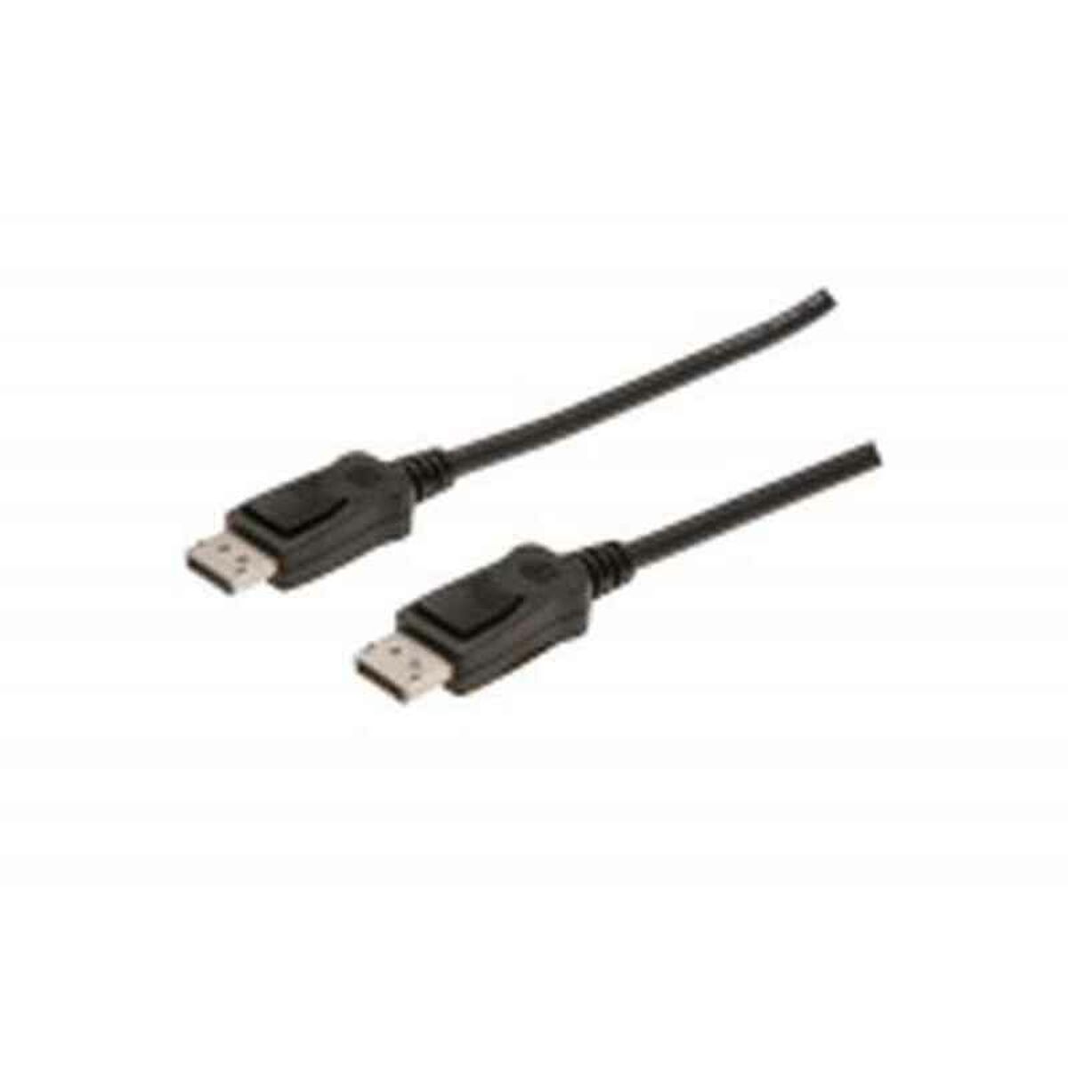 DisplayPort Kabel Digitus AK-340100-020-S 2 m Svart 2 m - 2