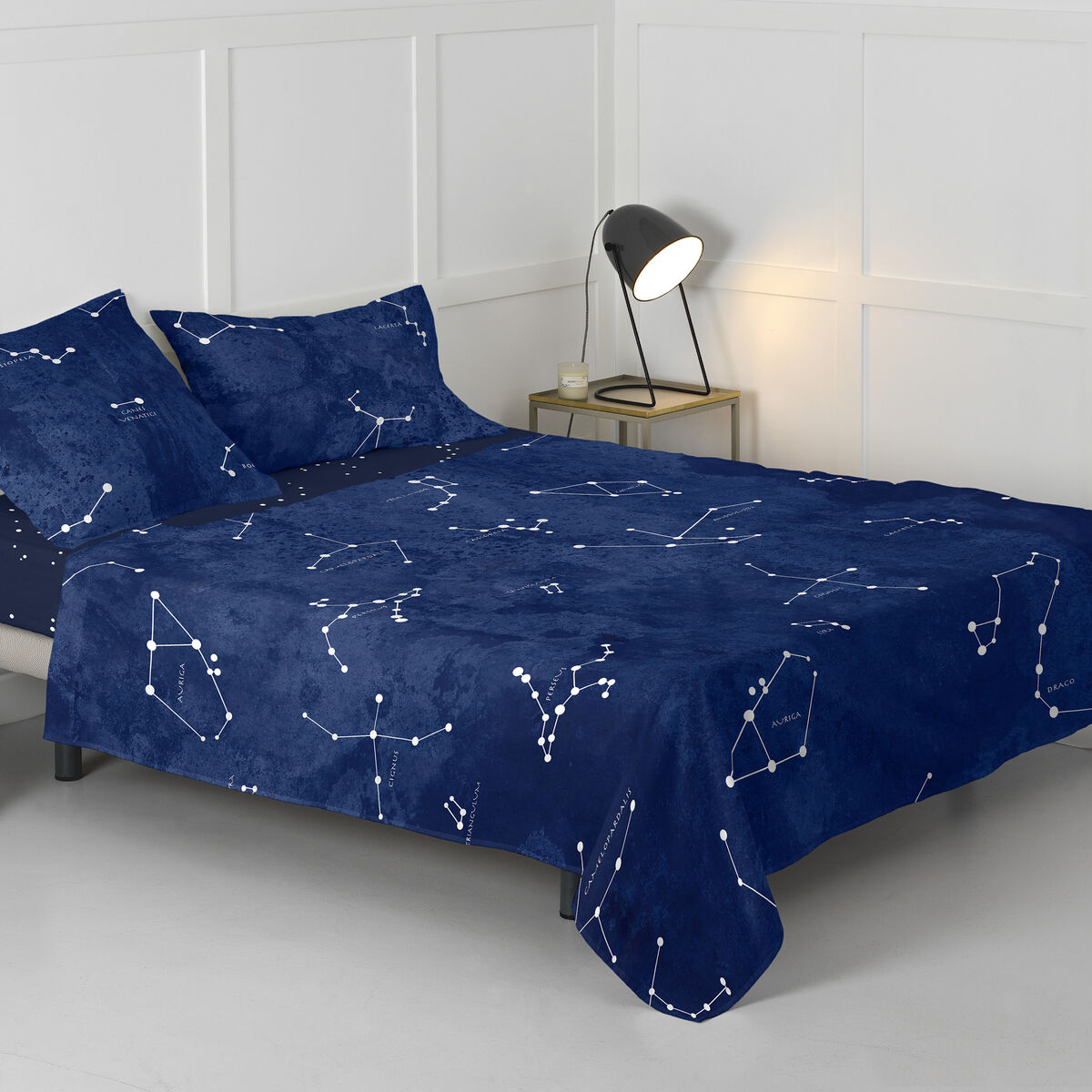 Överlakan HappyFriday Blanc Cosmos Multicolour 180 x 270 cm (Rymden) - 2