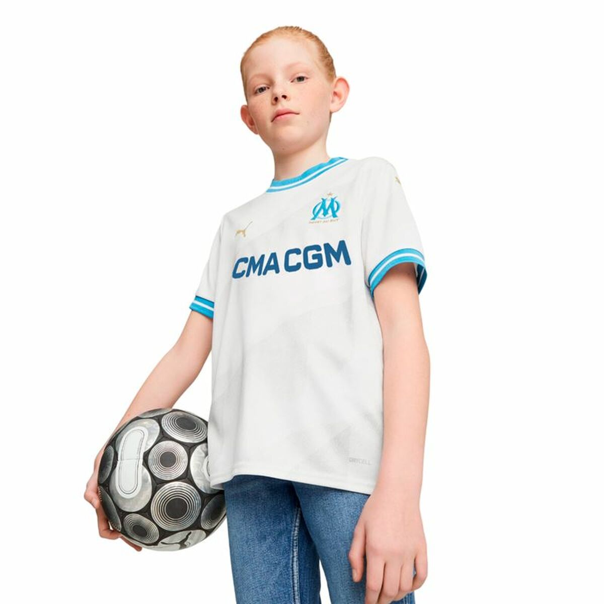Barn T-shirt med kortärm Puma Olympique de Marsella - 3
