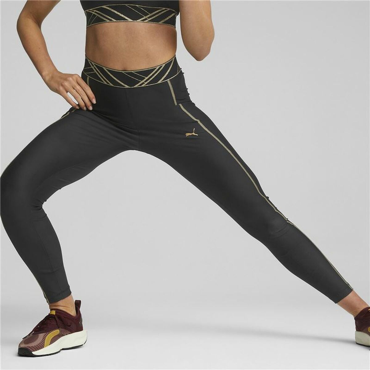 Sport-leggings, Dam Puma Deco Glam Svart - 6