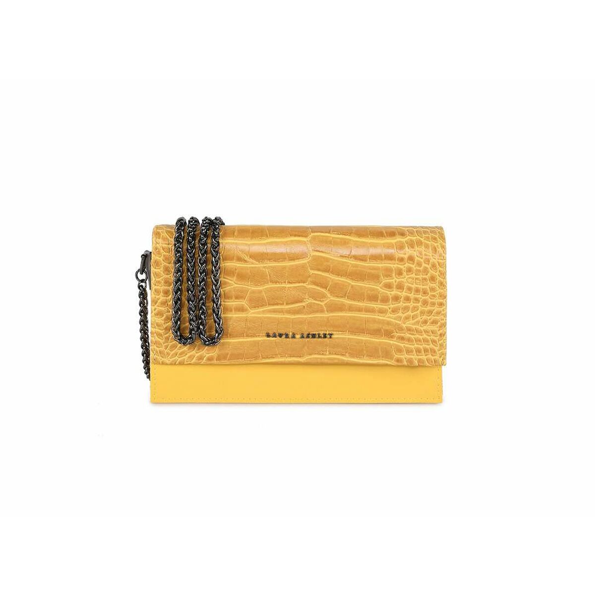 Damväska Laura Ashley DUDLEY-CROCO-YELLOW Gul 22 x 12 x 5 cm - 3
