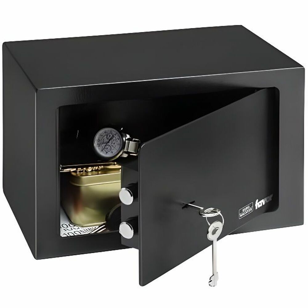 Kassaskåp Burg-Wachter FAVOR S3 K Svart Metall 20 x 31 x 20 cm