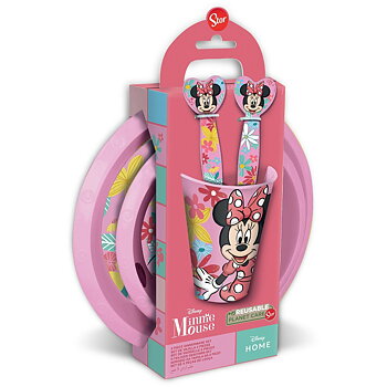 Matset för barn Minnie Mouse CZ11312 Rosa 5 Delar