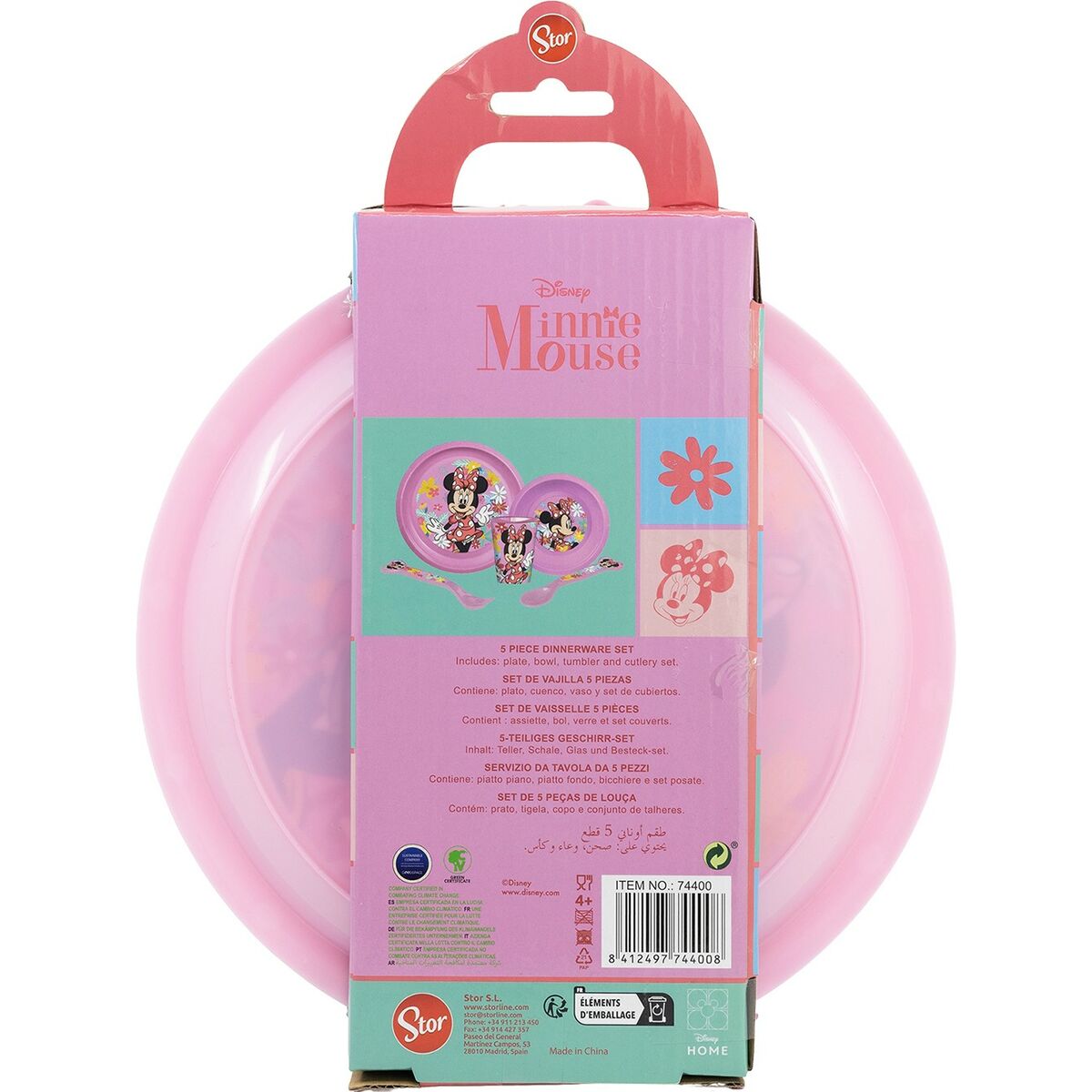 Matset för barn Minnie Mouse CZ11312 Rosa 5 Delar - 2