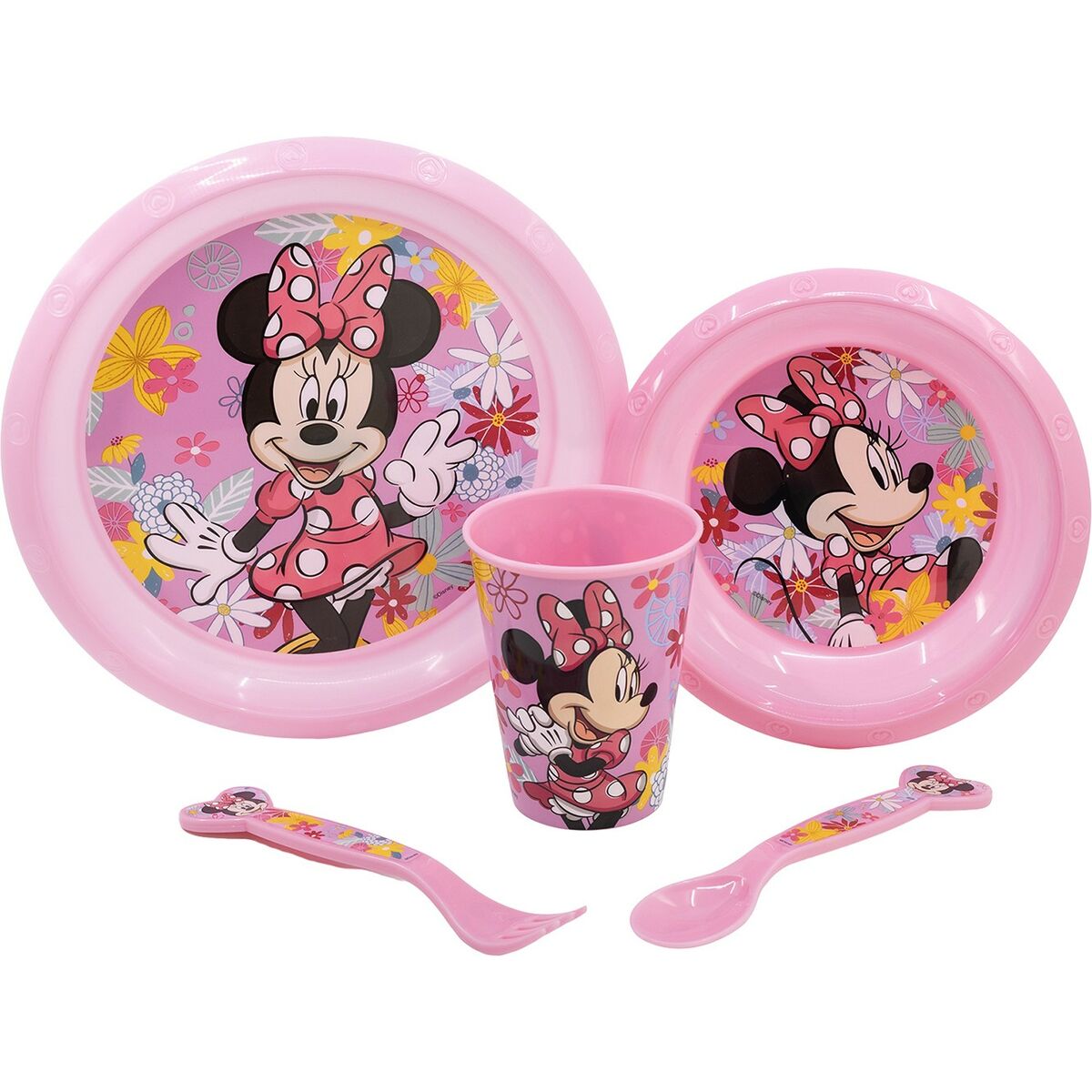 Matset för barn Minnie Mouse CZ11312 Rosa 5 Delar - 4