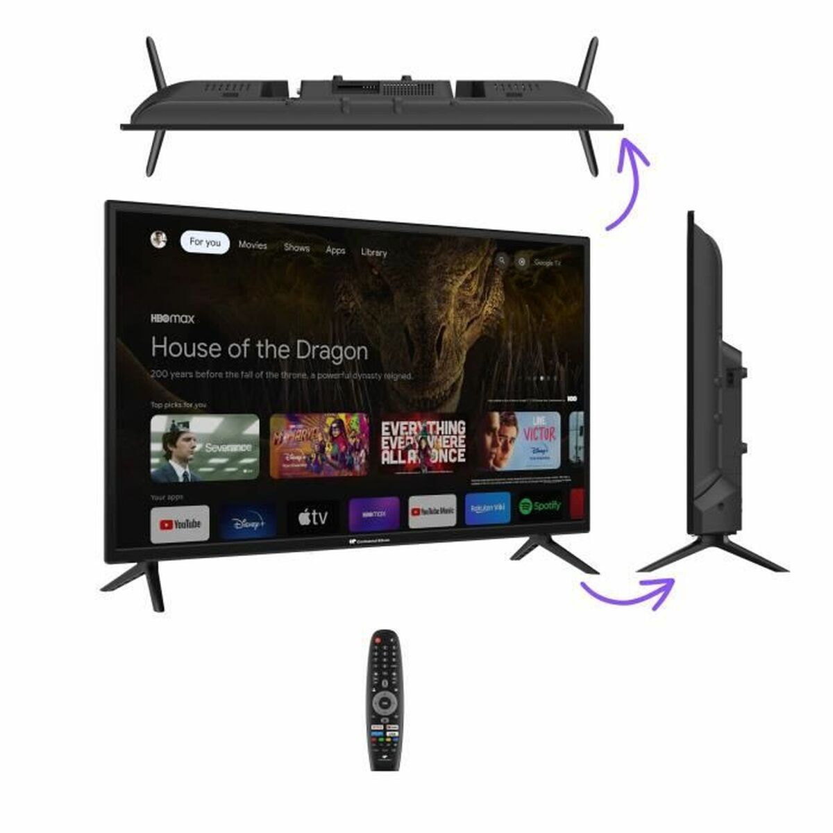 Smart TV Continental Edison 32" LED - 6