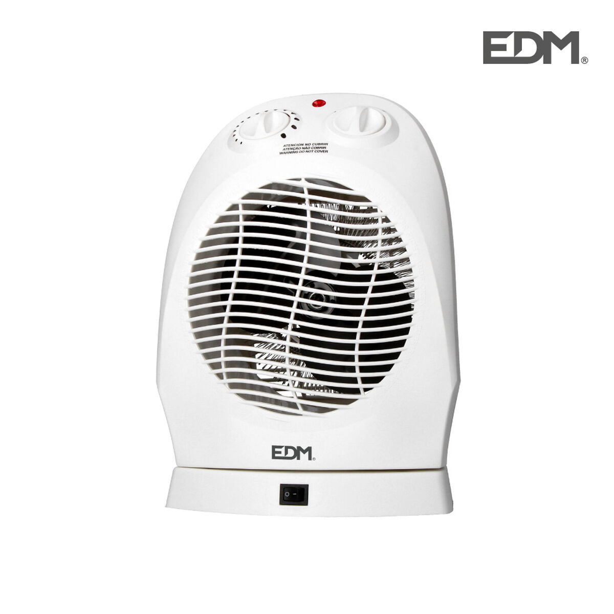 Oscillerande keramisk värmare EDM 07202 07202 Vit 1000 - 2000 W