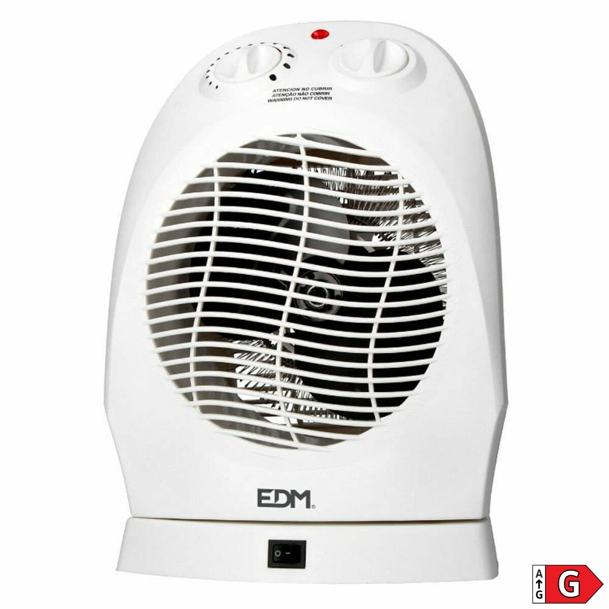 Oscillerande keramisk värmare EDM 07202 07202 Vit 1000 - 2000 W - 4
