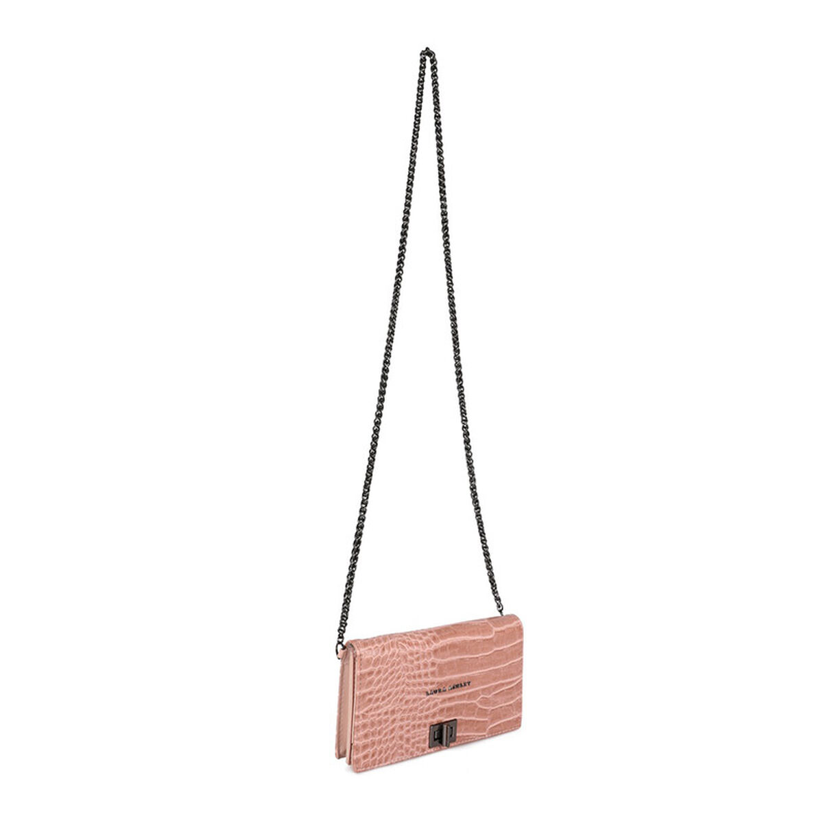 Damväska Laura Ashley DUTHIE-CROCO-POWDER Rosa 19 x 11 x 3 cm - 6