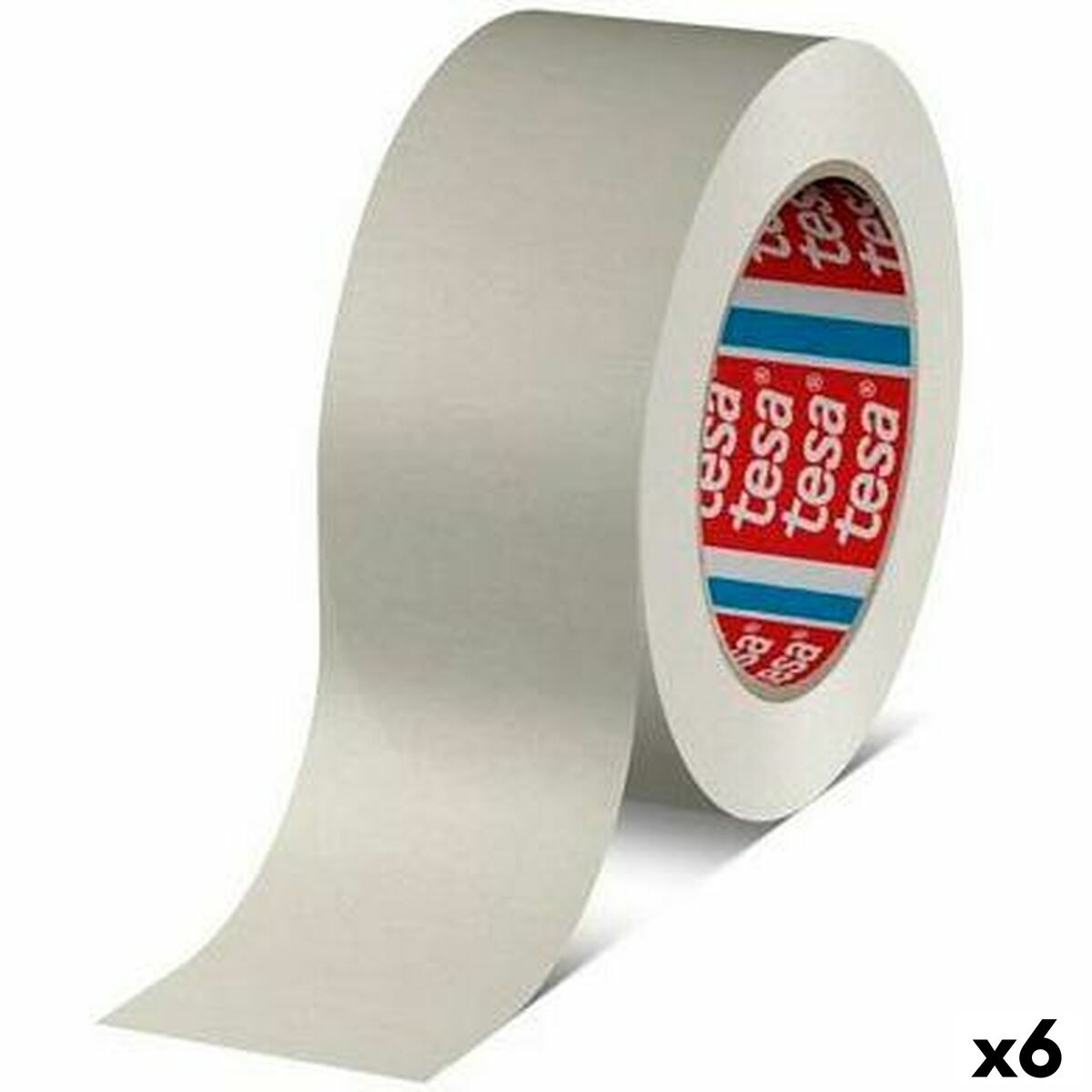 Självhäftande band TESA Förpackning Vit 50 mm x 50 m (6 antal) - 3