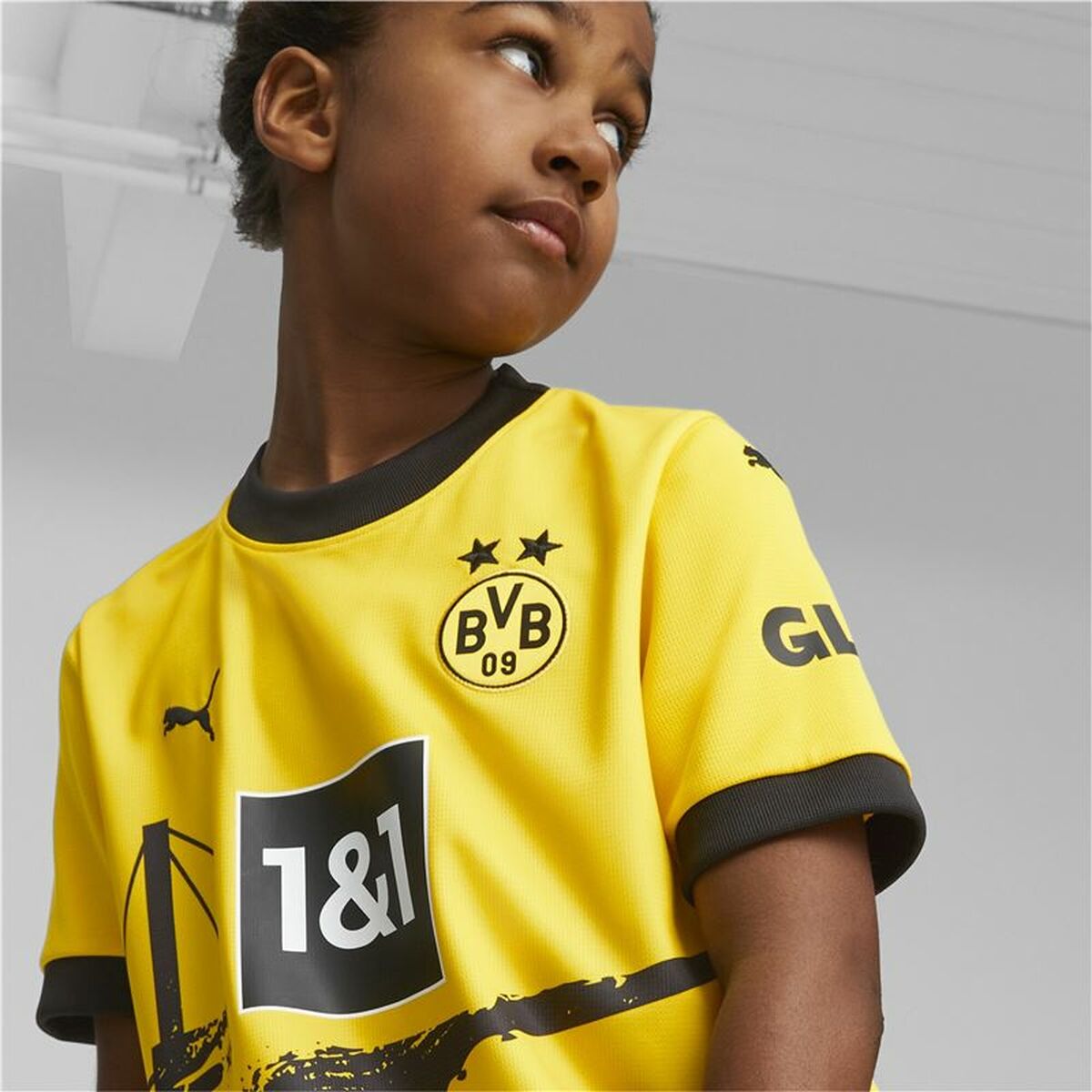Kortärmad fotbollströja, Barn Puma Borussia Dortmund - 5