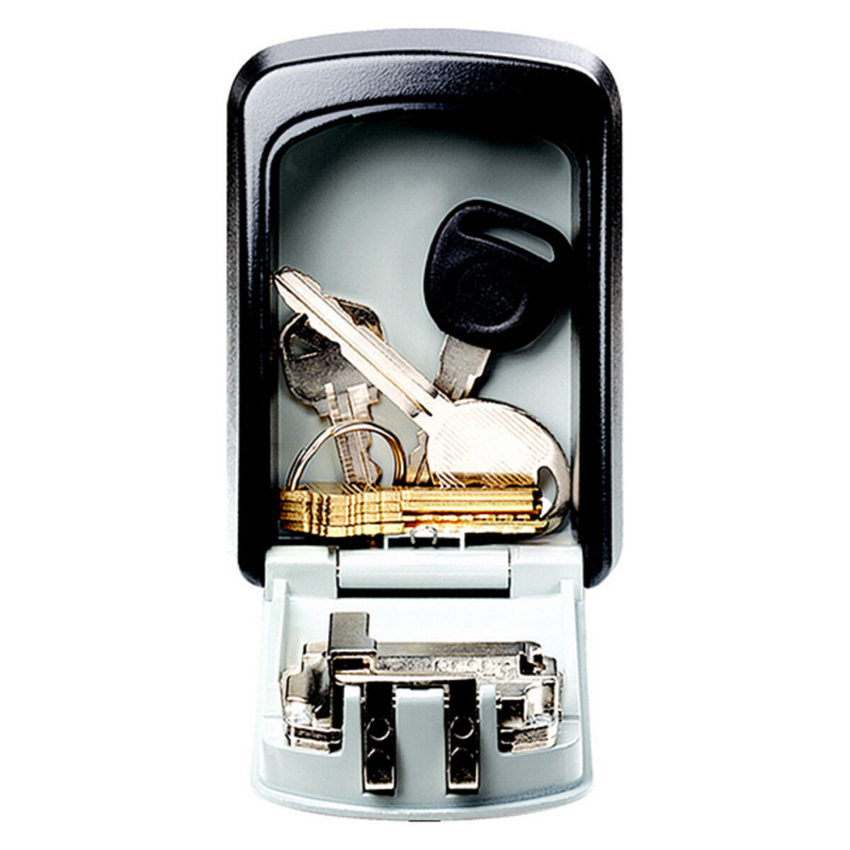 Nyckelskåp Master Lock 5401EURD Metall Svart/Grå 8 x 3 x 12 cm - 7