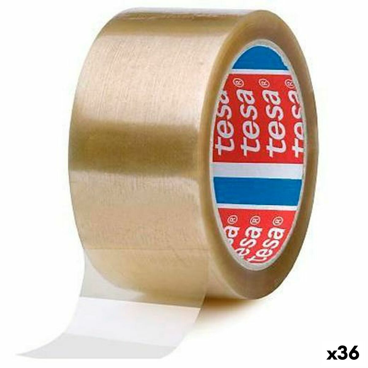 Självhäftande band TESA Förpackning Transparent 50 mm x 66 m (36 antal)