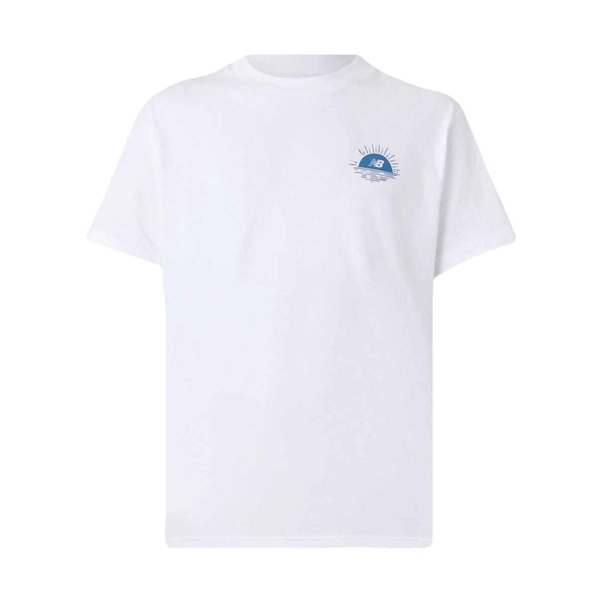 T-shirt med kortärm Herr New Balance LOB BOT SS MT51923 WT Vit