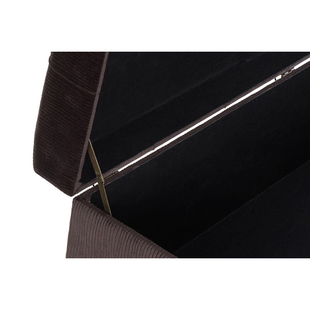 Sittpall DKD Home Decor   Gyllene Metall Brun Sammet (120 x 42 x 48 cm) - 9