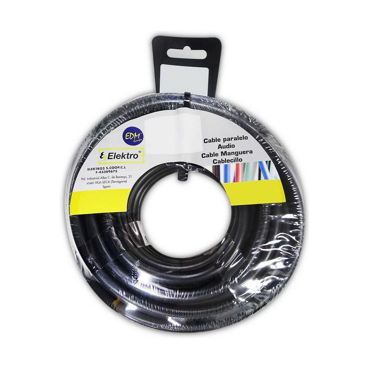 Kabel EDM 28501 Svart 4 mm 4 x 1,5 mm 25 m