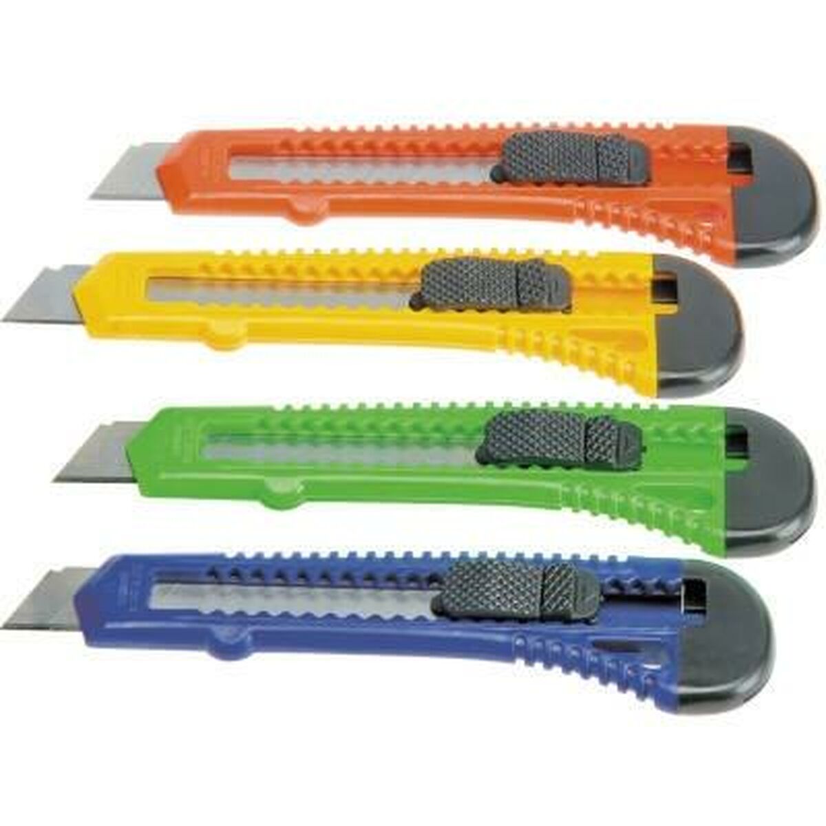 Brytbladskniv Bat 18 mm Multicolour (24 antal) - 2
