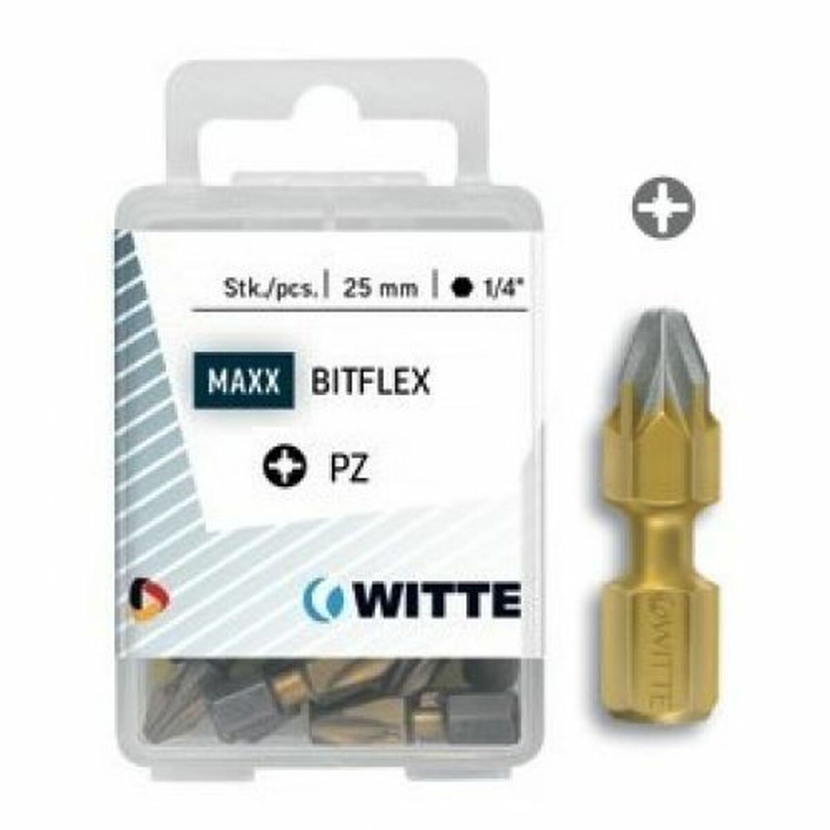 Bitssats WITTE PZ 3 DIAMOND FLEX Pozidriv PZ3 5 antal