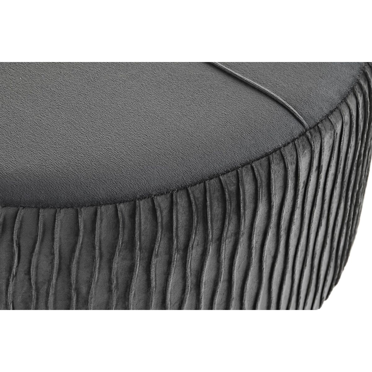 Sittpall DKD Home Decor   Grå Naturell Mörkgrå Trä 80 x 46 x 38 cm - 2