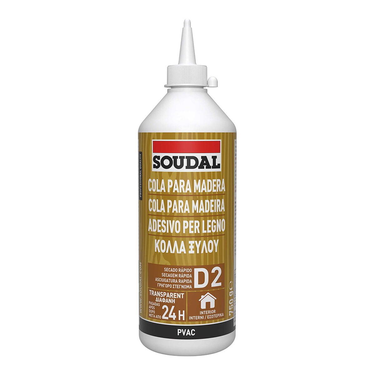 Omedelbara köer Soudal 117835 Trä Vit 750 gr - 3