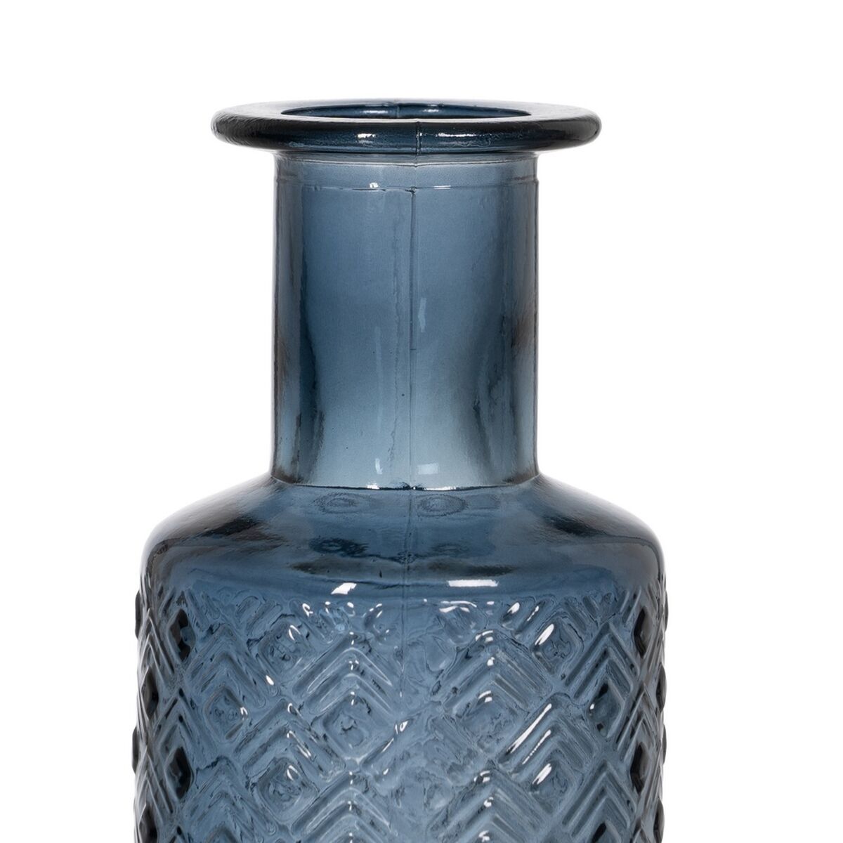 Vas WE CARE Blå återvinningsglas 9 x 9 x 28 cm - 3