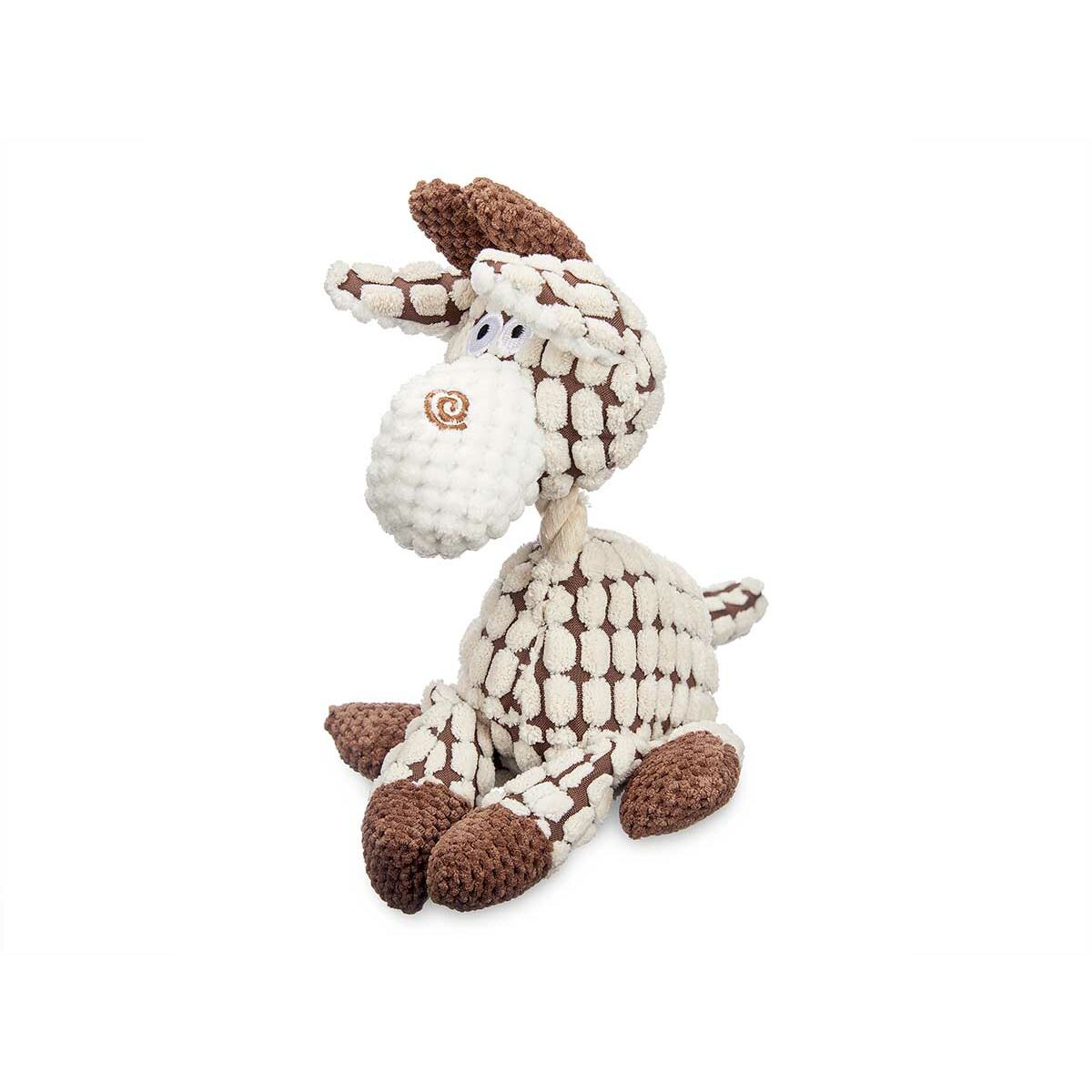Mjuk leksak för hundar Mascow 239 Vit Brun 13 x 27 x 17 cm (12 antal) - 2