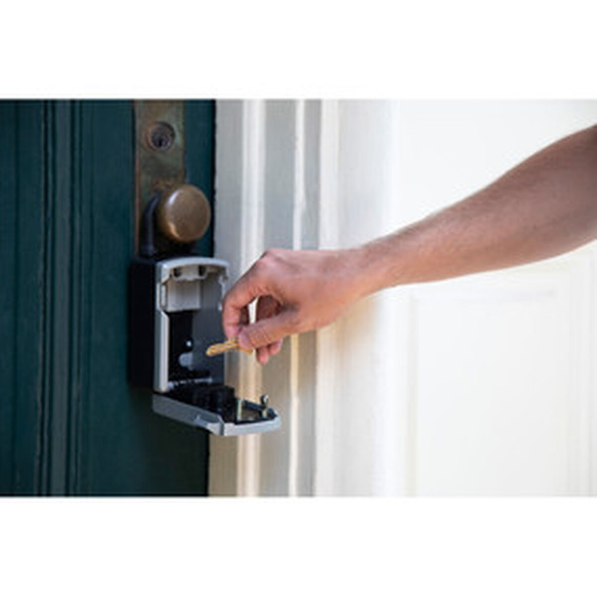 Kassaskåp Master Lock 5440EURD Nycklar Svart/Silvrig Zink 18 x 8 x 6 cm (1 antal) - 3