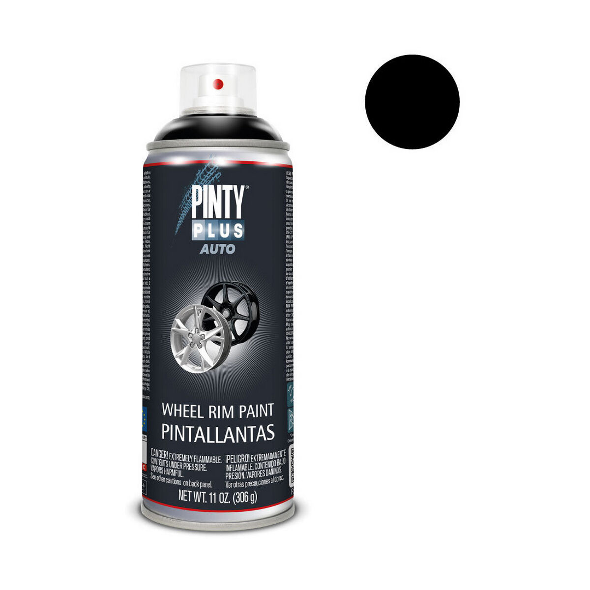 Sprejfärg Pintyplus Auto L104 Fälg 400 ml Svart - 2