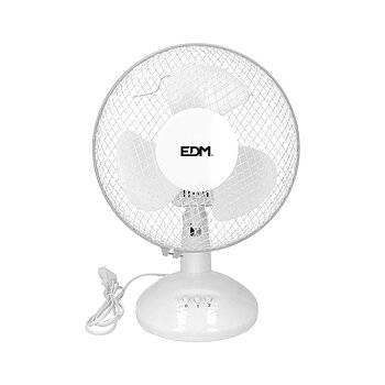 Bordsfläkt EDM 33962 Vit 25 W Ø 23 x 36 cm