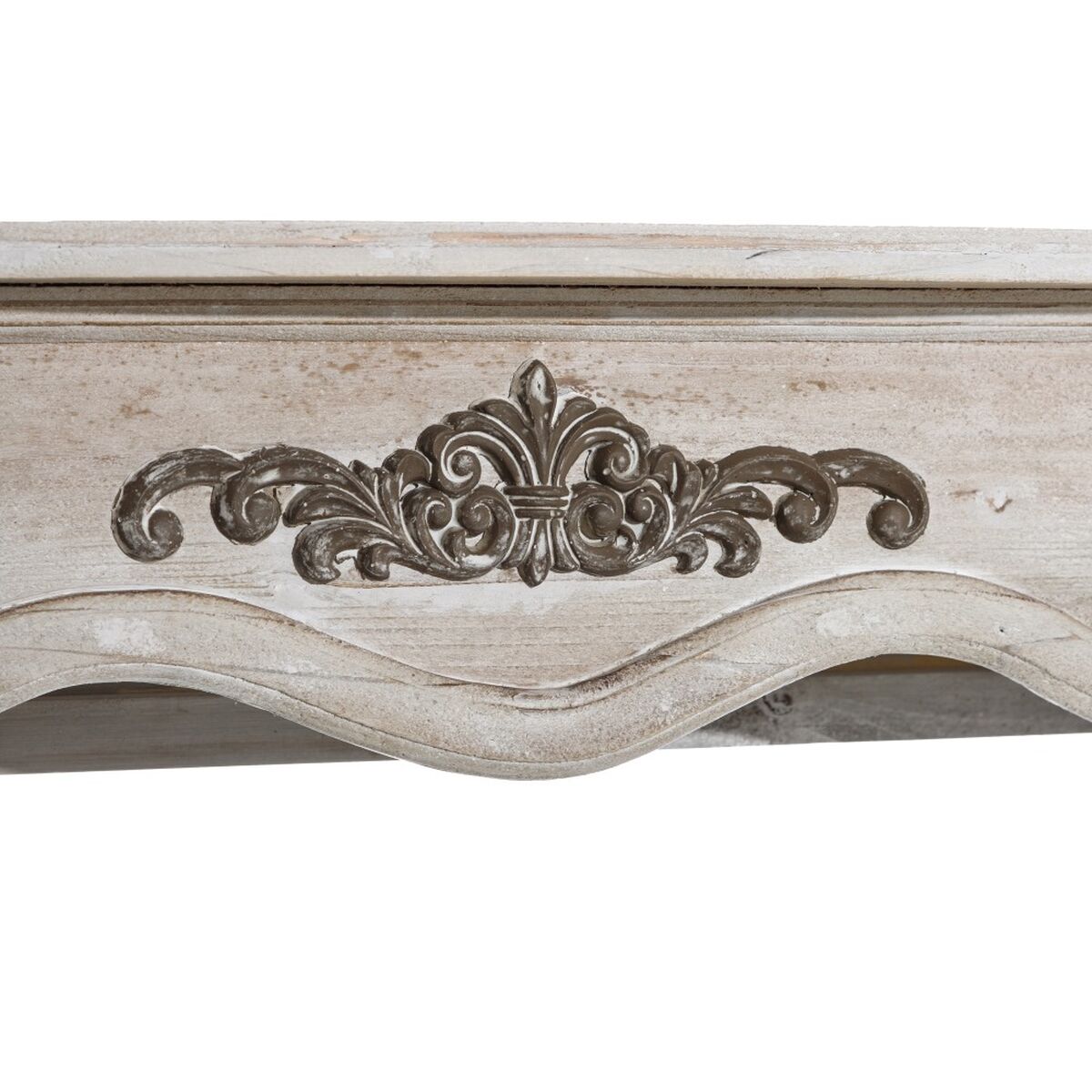Öppen spis Vit Granträ Trä MDF 116 x 20 x 102 cm 82 x 77 cm - 2