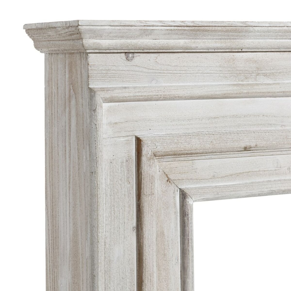 Öppen spis Vit Granträ Trä MDF 117 x 20 x 102 cm - 4