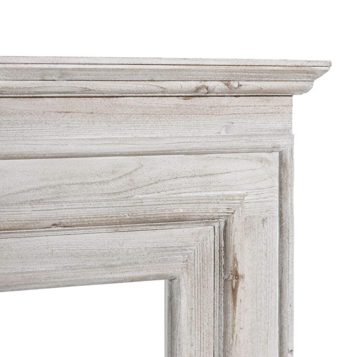 Öppen spis Vit Granträ Trä MDF 117 x 20 x 102 cm - 3