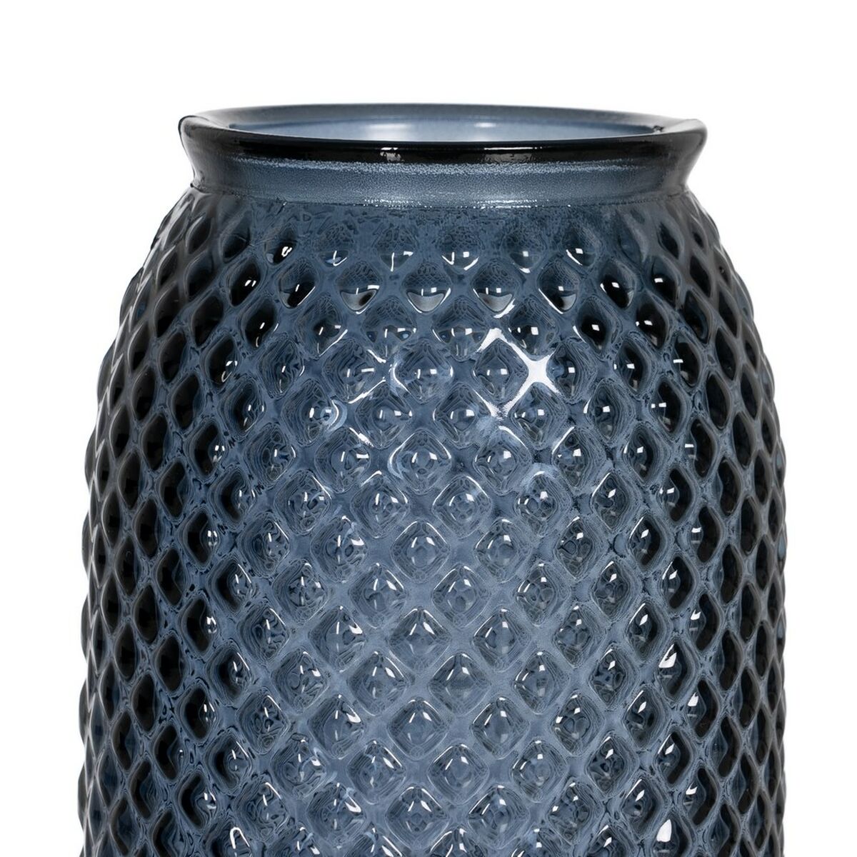 Vas Blå återvinningsglas 15 x 15 x 28 cm - 3