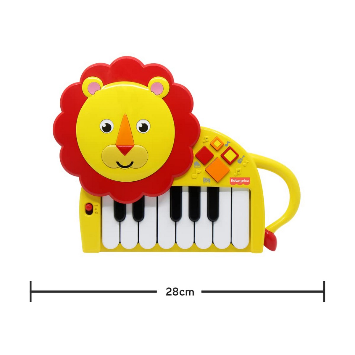 Pedagogiskt Piano Fisher-Price Fisher Price Lejonet - 12