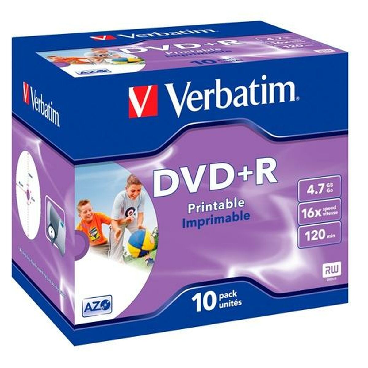 DVD+R Verbatim 4,7 GB 16x 10 antal - 2