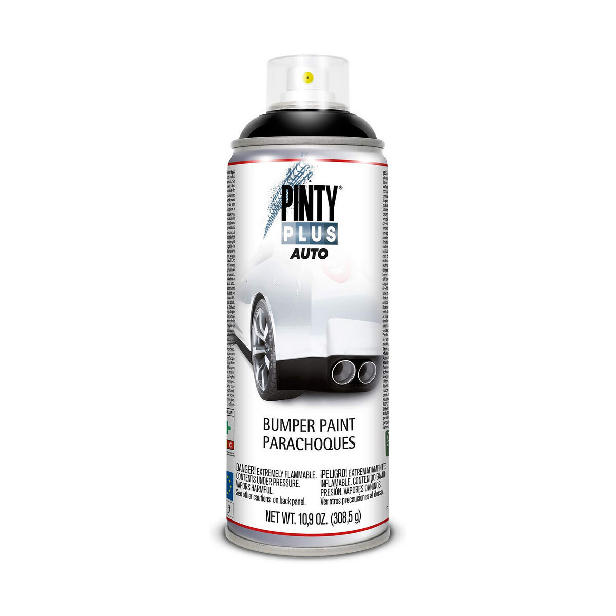 Sprejfärg Pintyplus Auto BL104 308,5 ml 400 ml Stötdämpare Svart
