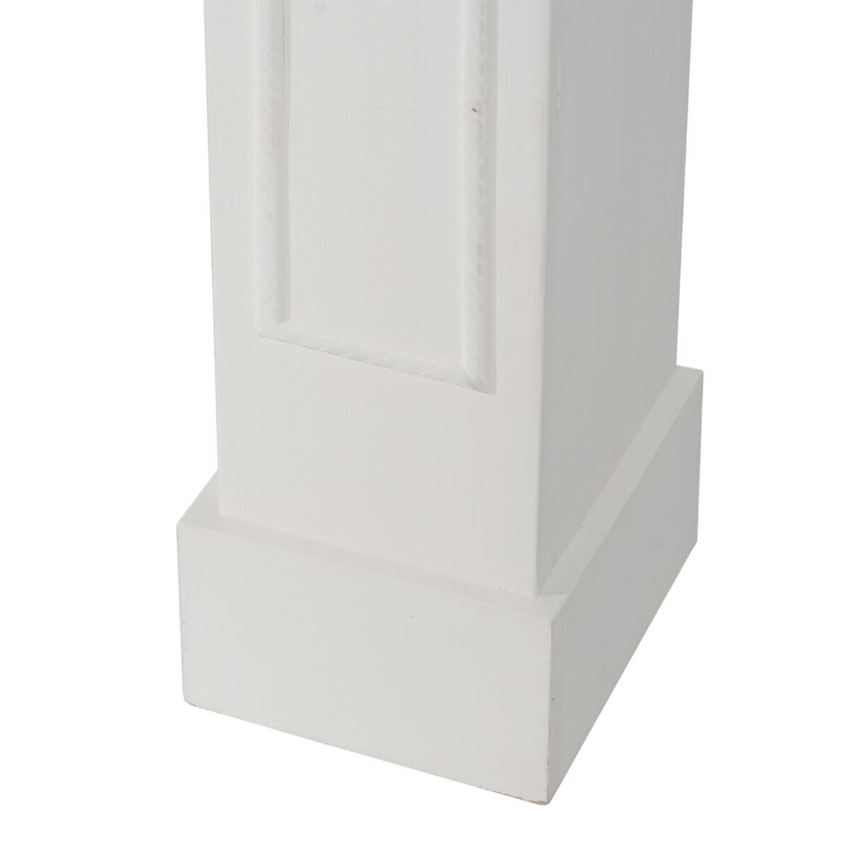 Öppen spis Vit Granträ Trä MDF 105 x 17 x 103 cm - 3