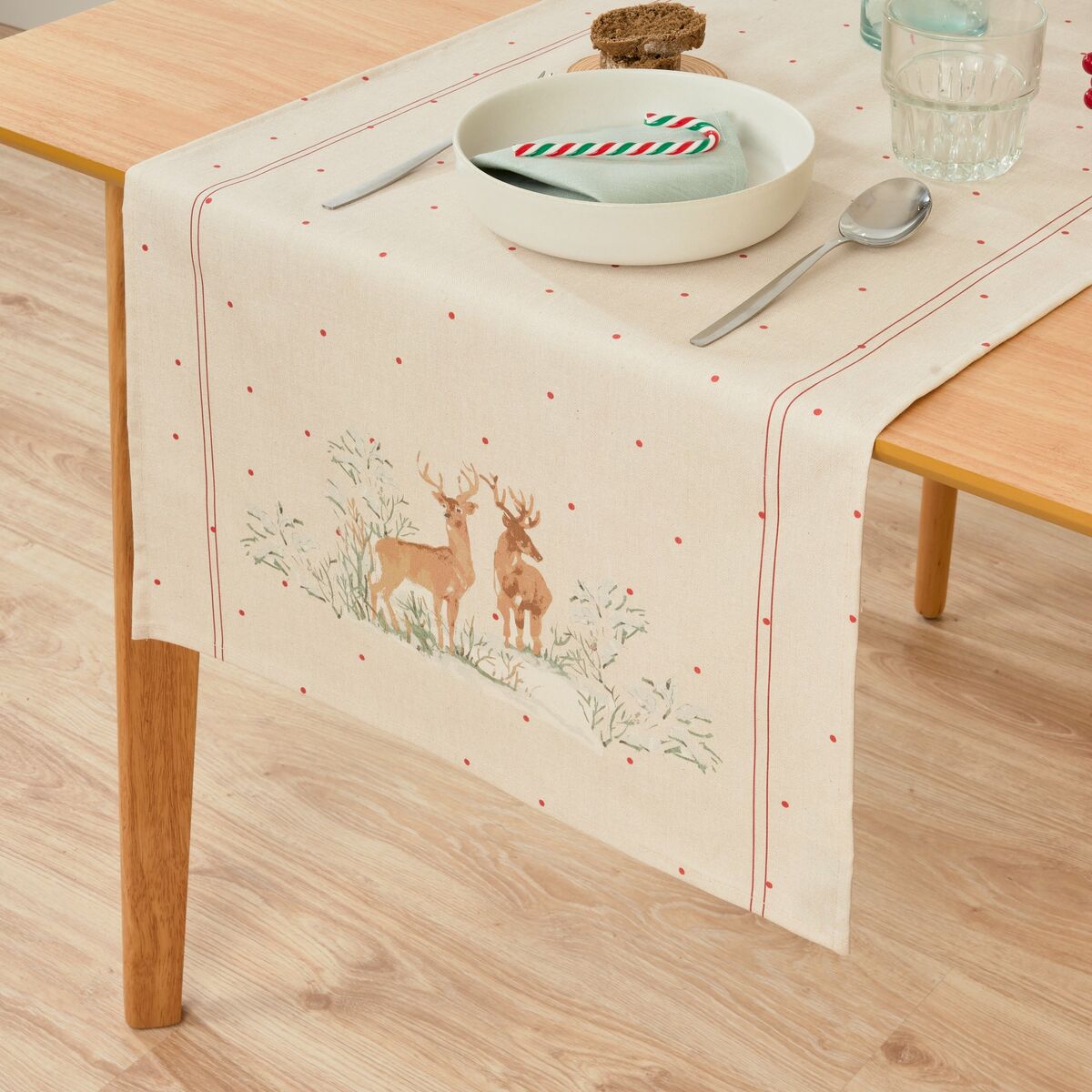 Bordslöpare Belum Deer Multicolour 45 x 140 cm - 6