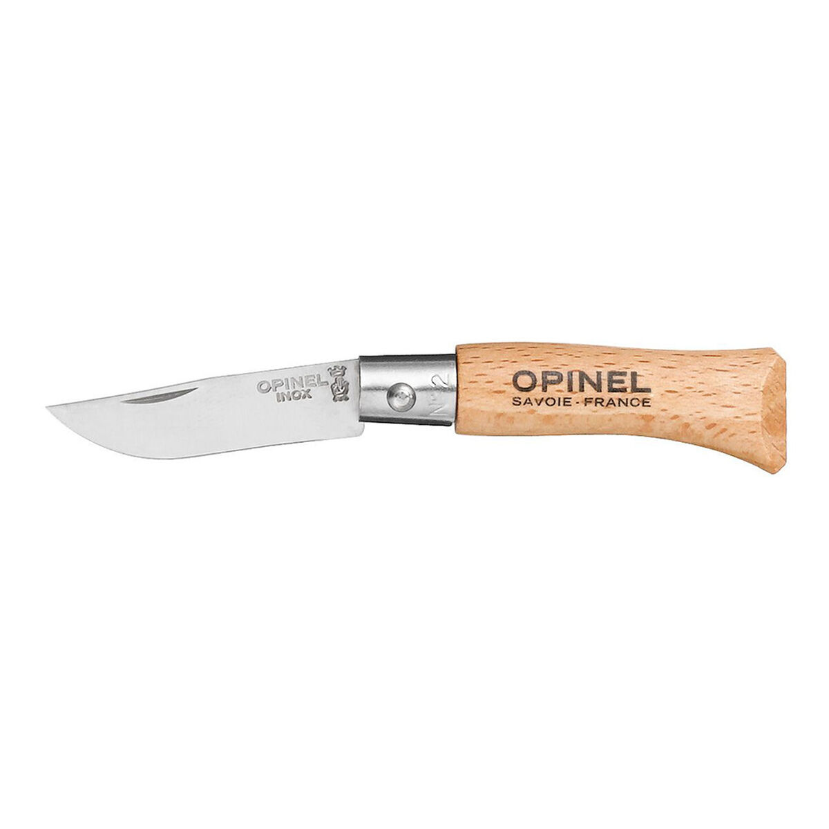 Pennkniv Opinel Nº2 Rostfritt stål bokträ 3,5 cm