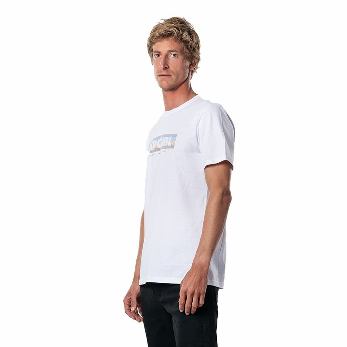 T-shirt med kortärm Herr Rip Curl El Mama Vit - 2
