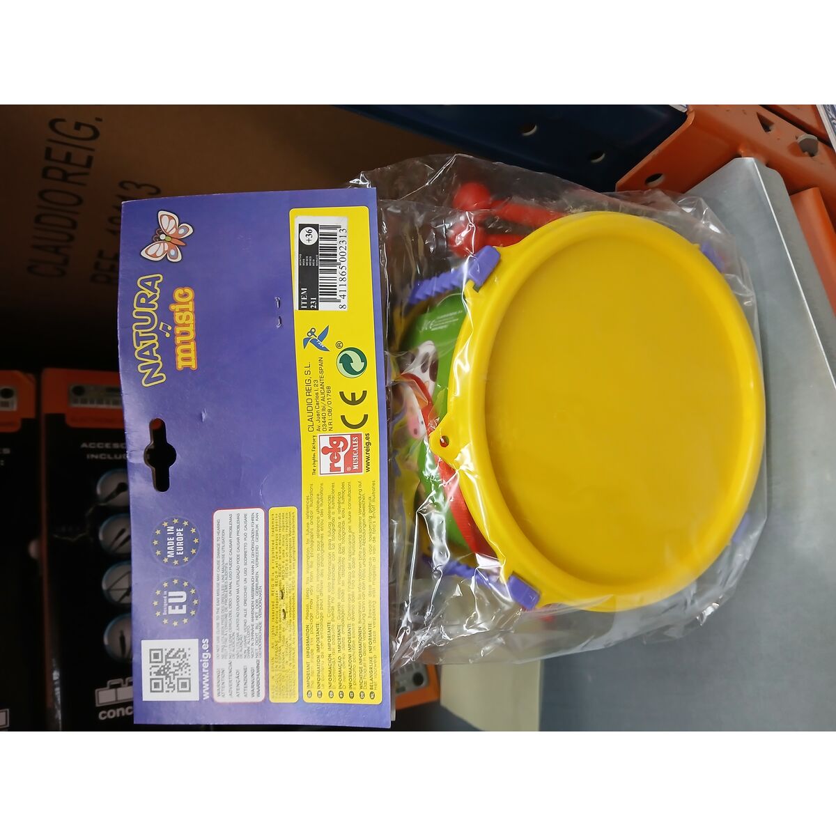 Trumma Reig djur 16 cm - 7