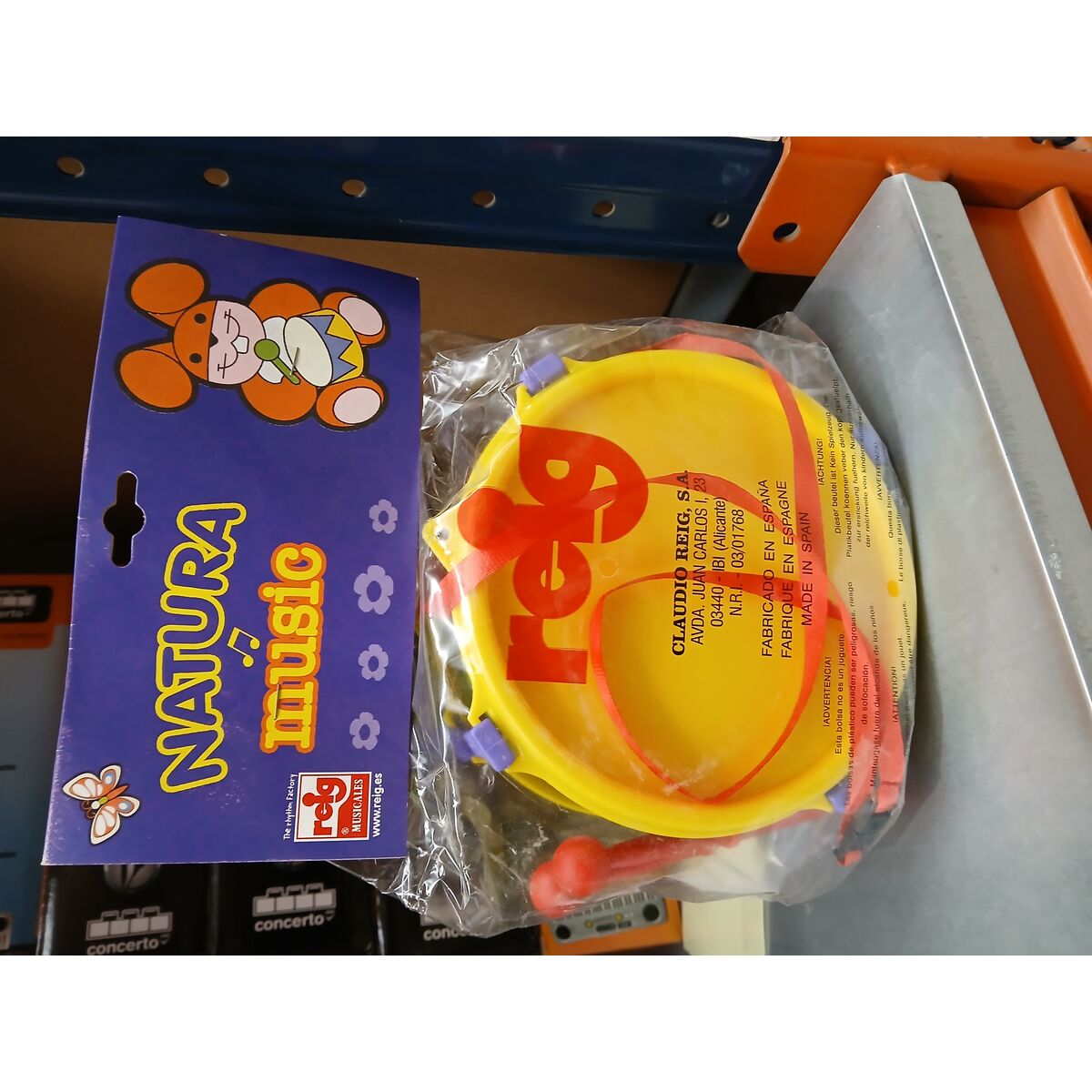 Trumma Reig djur 16 cm - 8
